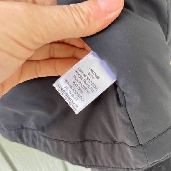 Pendleton Merino Wool Jacket M – Zip Front, Fur Collar, Urban Wear, Winter Coat - Picture 12 of 14